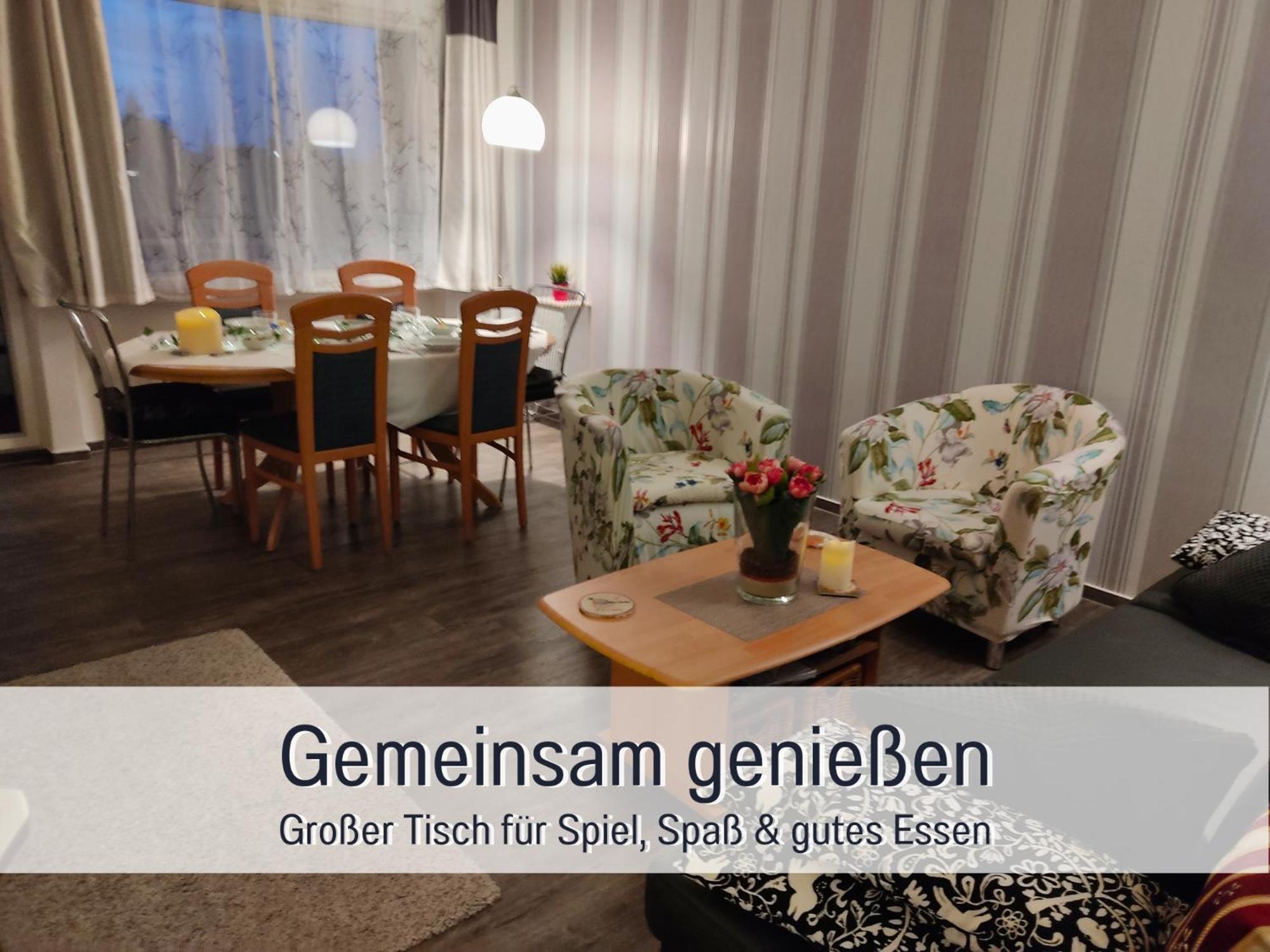 "Lilie" In Geestland-Langen, Ideal Fuer Familien & Homeoffice - Wlan & Parkplatz - 3 Zimmer, Balkon - Nahe Bremerhaven Kültér fotó