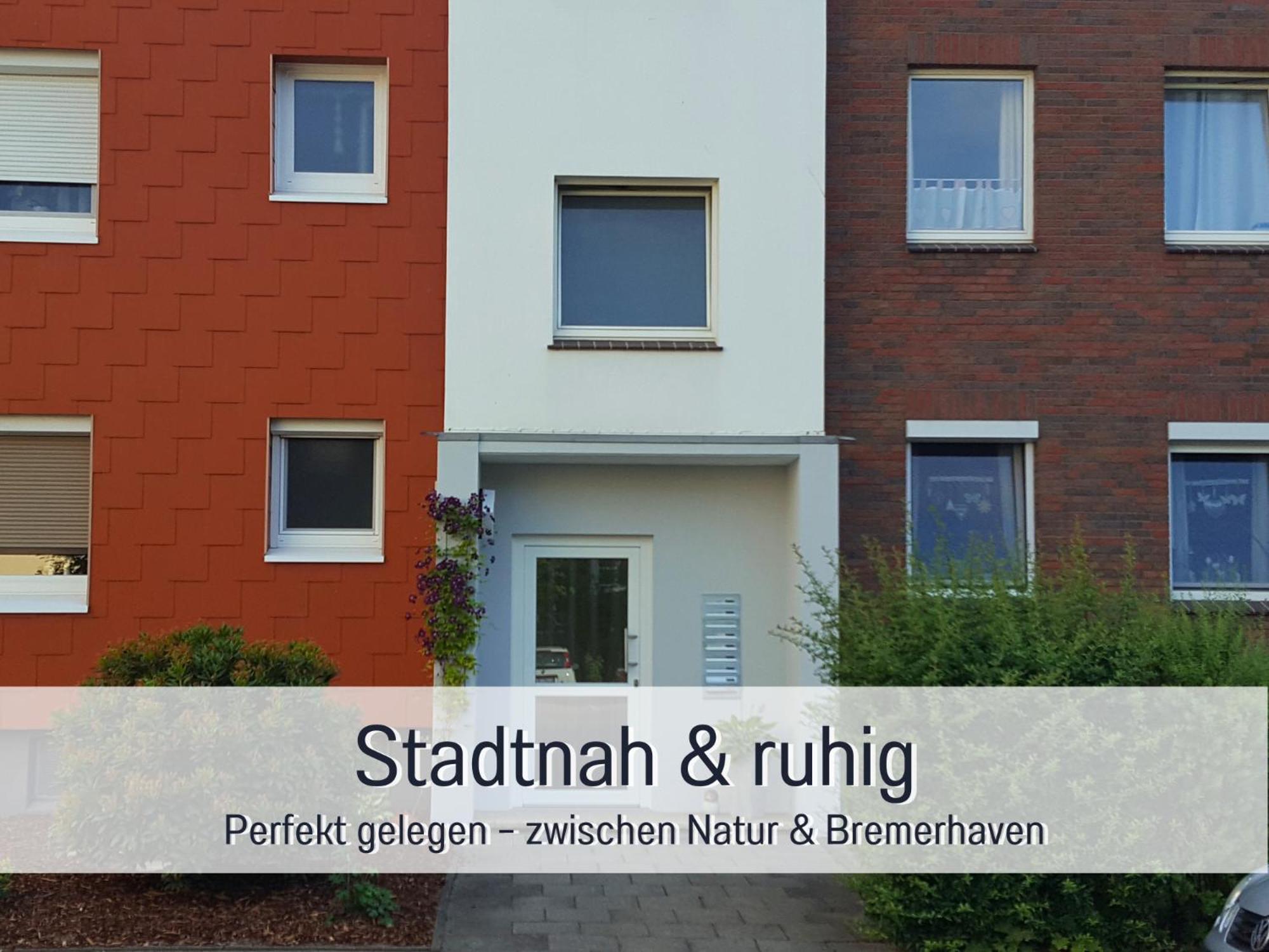 "Lilie" In Geestland-Langen, Ideal Fuer Familien & Homeoffice - Wlan & Parkplatz - 3 Zimmer, Balkon - Nahe Bremerhaven Kültér fotó