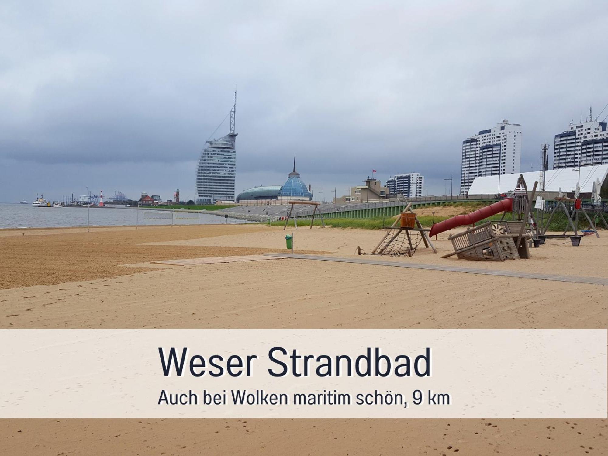 "Lilie" In Geestland-Langen, Ideal Fuer Familien & Homeoffice - Wlan & Parkplatz - 3 Zimmer, Balkon - Nahe Bremerhaven Kültér fotó