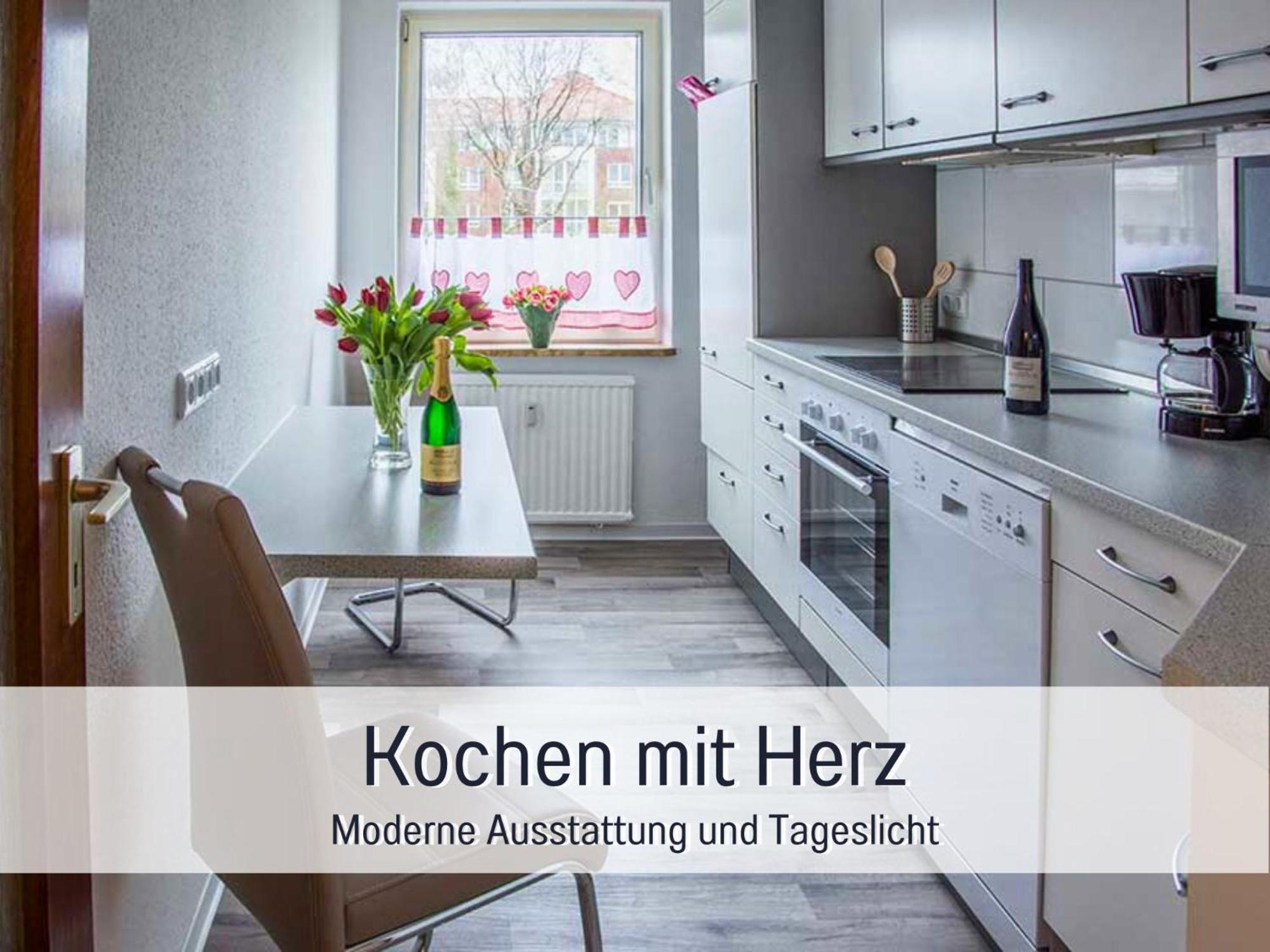 "Lilie" In Geestland-Langen, Ideal Fuer Familien & Homeoffice - Wlan & Parkplatz - 3 Zimmer, Balkon - Nahe Bremerhaven Kültér fotó